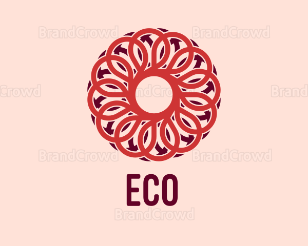 Botanical Flower Decor Logo