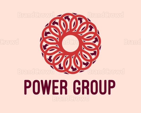 Botanical Flower Decor Logo