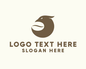 Cafeteria - Coffee Cafe Bird logo design