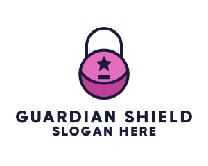 Secure - Star Lock Security logo design