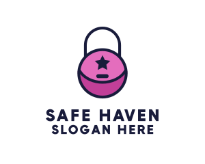 Star Lock Security logo design