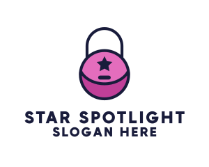 Star Lock Security logo design