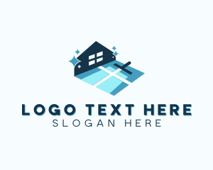 Clean - House Window Cleaning logo design