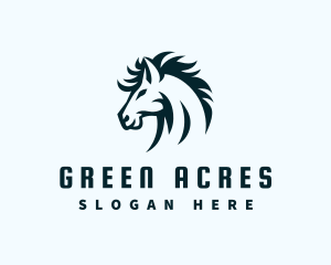 Horse Equine Ranch logo design