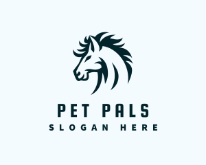 Horse Equine Ranch logo design