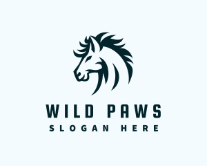 Horse Equine Ranch logo design