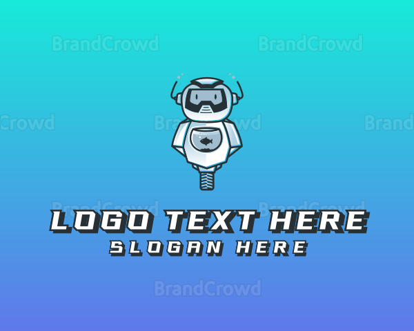 Gaming Robot Avatar Logo