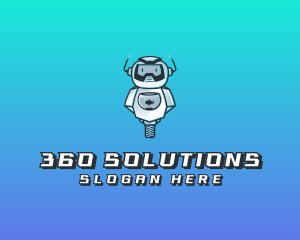 Gaming Robot Avatar logo design