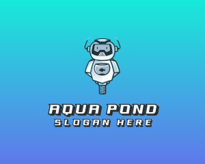 Gaming Robot Avatar logo design