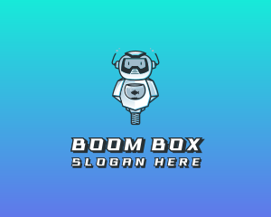 Gaming Robot Avatar logo design