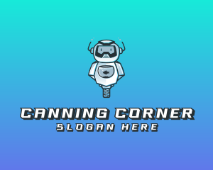 Gaming Robot Avatar logo design