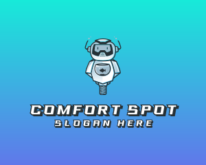 Gaming Robot Avatar logo design