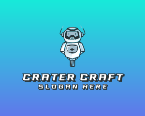 Gaming Robot Avatar logo design