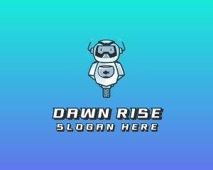 Gaming Robot Avatar logo design