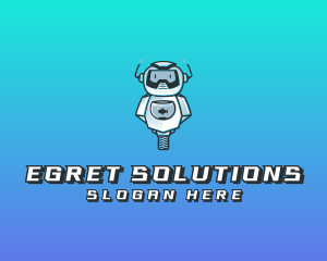 Gaming Robot Avatar logo design