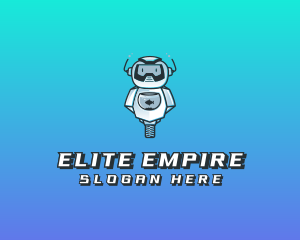 Gaming Robot Avatar logo design