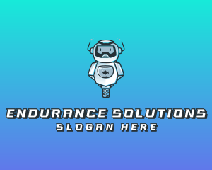 Gaming Robot Avatar logo design