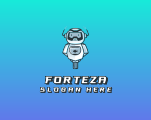 Gaming Robot Avatar logo design