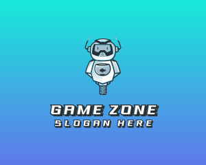 Gaming Robot Avatar logo design