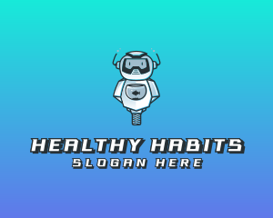 Gaming Robot Avatar logo design