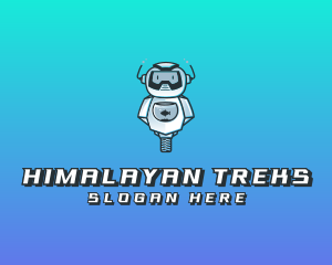 Gaming Robot Avatar logo design