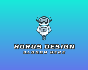 Gaming Robot Avatar logo design