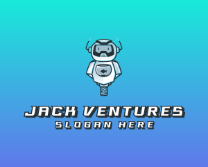 Gaming Robot Avatar logo design