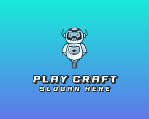 Game - Gaming Robot Avatar logo design