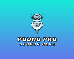 Gaming Robot Avatar logo design