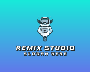 Gaming Robot Avatar logo design