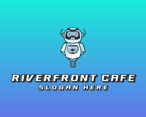 Gaming Robot Avatar logo design