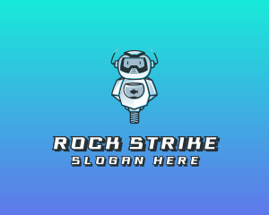 Gaming Robot Avatar logo design