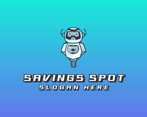 Gaming Robot Avatar logo design