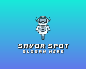 Gaming Robot Avatar logo design