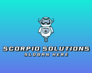 Gaming Robot Avatar logo design