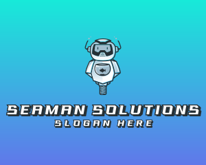 Gaming Robot Avatar logo design