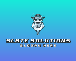 Gaming Robot Avatar logo design