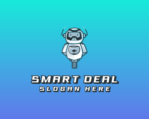 Gaming Robot Avatar logo design