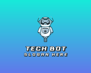 Robot - Gaming Robot Avatar logo design