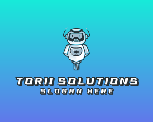 Gaming Robot Avatar logo design