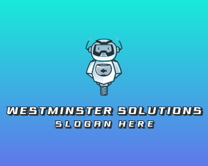 Gaming Robot Avatar logo design