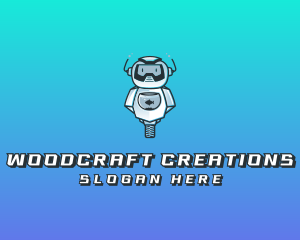 Gaming Robot Avatar logo design