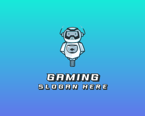 Gaming Robot Avatar logo design