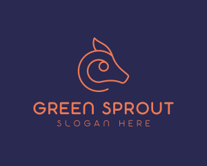 Wild Animal Snout logo design