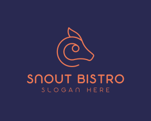 Wild Animal Snout logo design