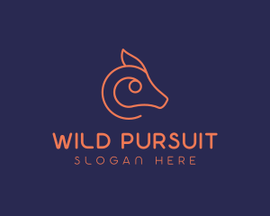 Wild Animal Snout logo design