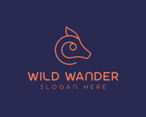 Wild Animal Snout logo design