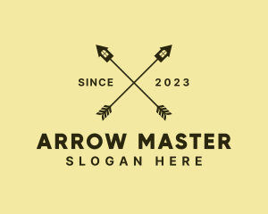 Archery Arrow House logo design