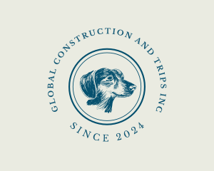 Veterinary - Pet Dog Dachshund logo design