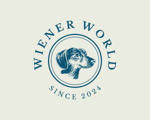 Dachshund - Pet Dog Dachshund logo design